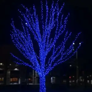 Гірлянда Нитка вулична 30 (м) 300 LED чорний провід Синій CF300L30MBBL Garlando UA