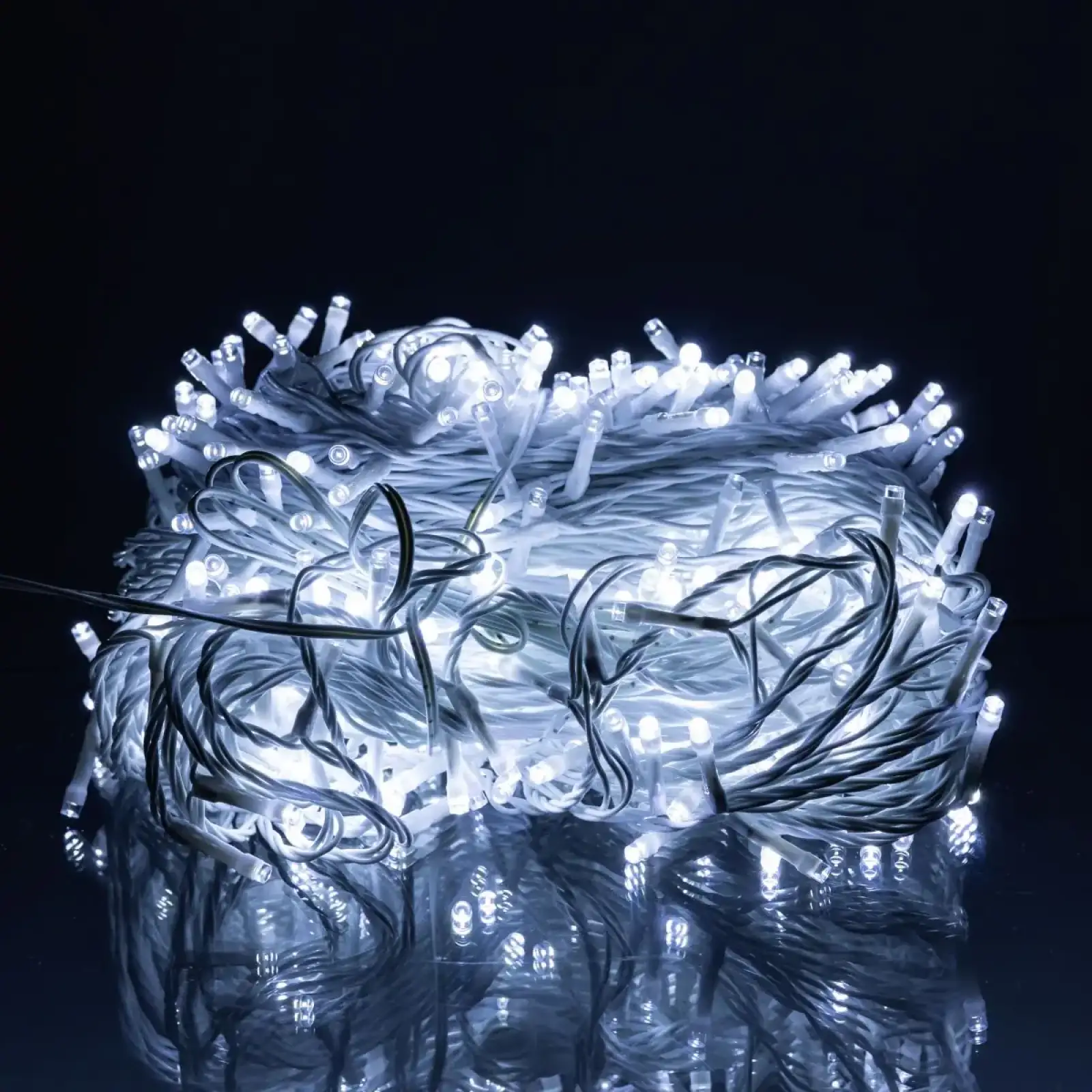 Гірлянда Різдвяна фея вулична 50 м 500 LED білий провід Білий CF500L50MWW Garlando UA