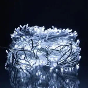 Гірлянда Різдвяна фея вулична 50 м 500 LED білий провід Білий CF500L50MWW Garlando UA