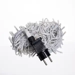 Гирлянда Нить уличная 30 м 300 LED белый провод Желтый CF300L30MWY Garlando UA