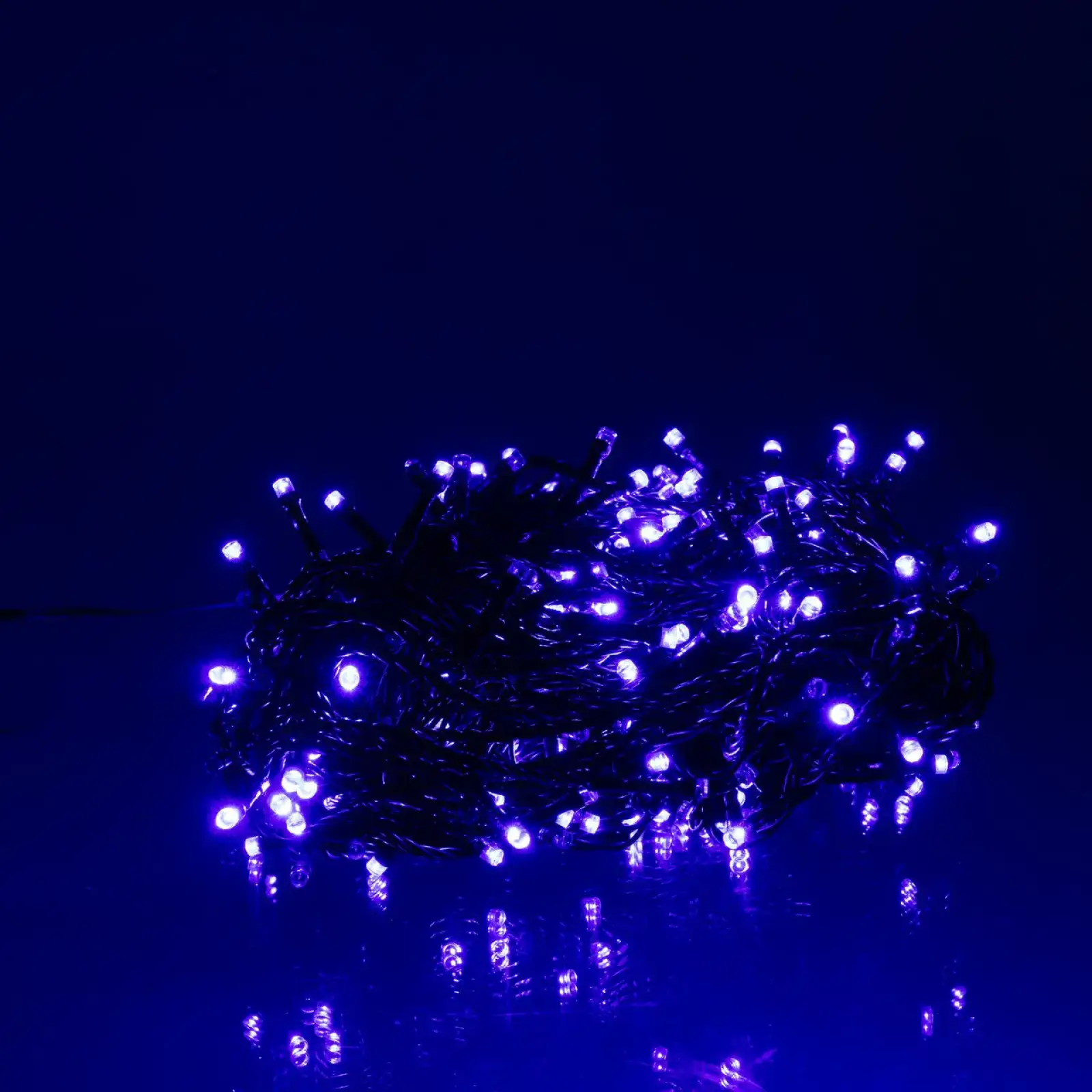 Гірлянда Нитка вулична 30 (м) 300 LED чорний провід Синій CF300L30MBBL Garlando UA