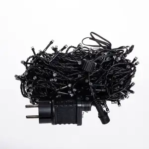 Гірлянда Нитка вулична 30 (м) 300 LED чорний провід Синій CF300L30MBBL Garlando UA