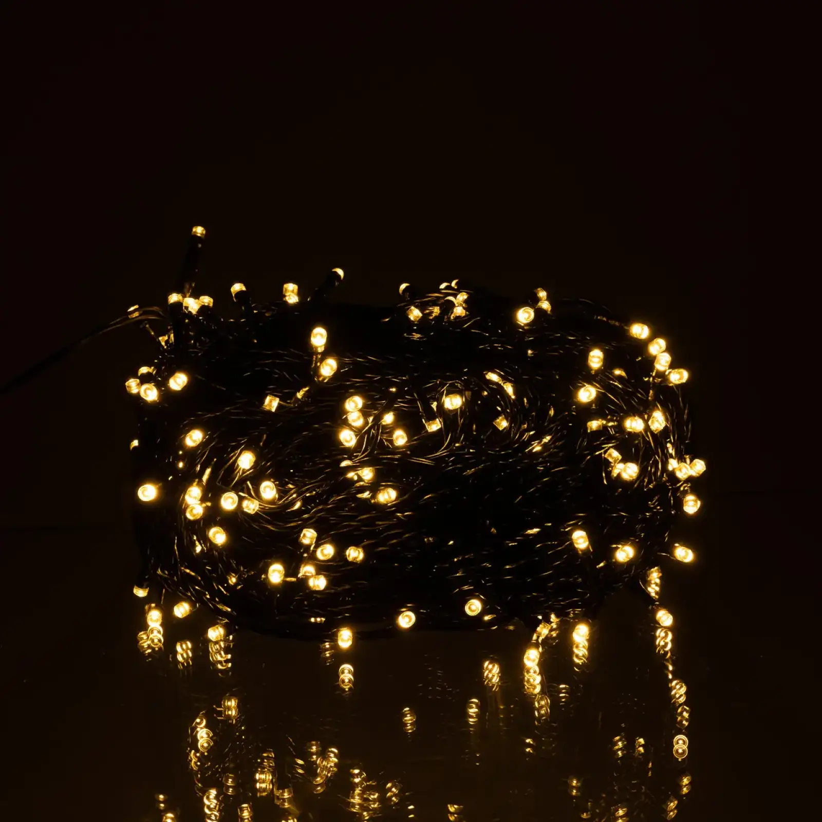 Гірлянда Нитка вулична 30 (м) 300 LED чорний провід Жовтий CF300L30MBY Garlando UA