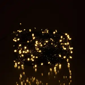 Гірлянда Нитка вулична 30 (м) 300 LED чорний провід Жовтий CF300L30MBY Garlando UA