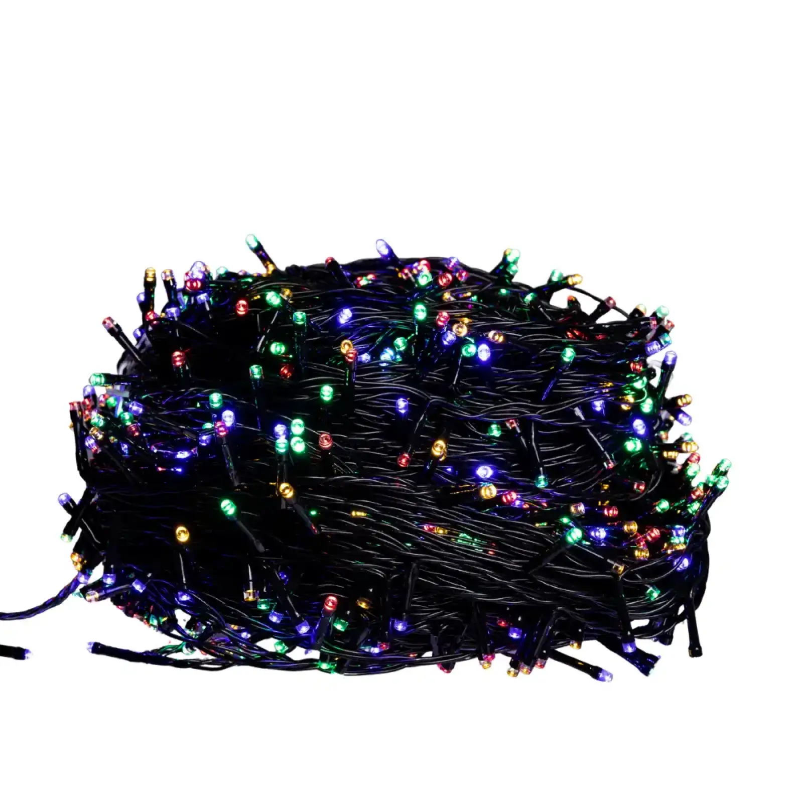 Гірлянда Різдвяна фея вулична 100 (м) 1000 LED чорний провід Мультиколір CF1000L100MBML Garlando UA