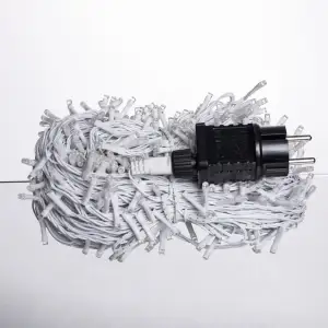 Гірлянда Різдвяна фея вулична 50 м 500 LED білий провід Синій CF500L50MWBL Garlando UA