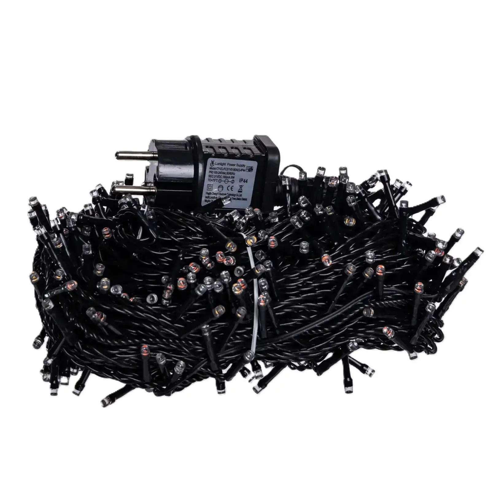 Гірлянда Різдвяна фея вулична 50 (м) 500 LED чорний провід Мультиколір CF500L50MBML Garlando UA