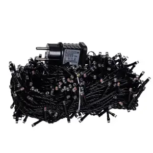 Гірлянда Різдвяна фея вулична 50 (м) 500 LED чорний провід Мультиколір CF500L50MBML Garlando UA