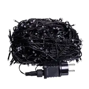 Гірлянда Різдвяна фея вулична 50 (м) 500 LED чорний провід Синій CF500L50MBBL Garlando UA