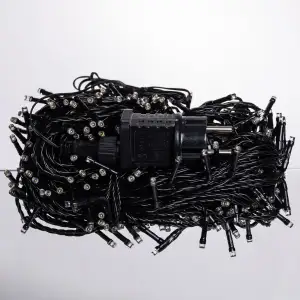 Гірлянда Різдвяна фея вулична 50 (м) 500 LED чорний провід Жовтий CF500L50MBY Garlando UA
