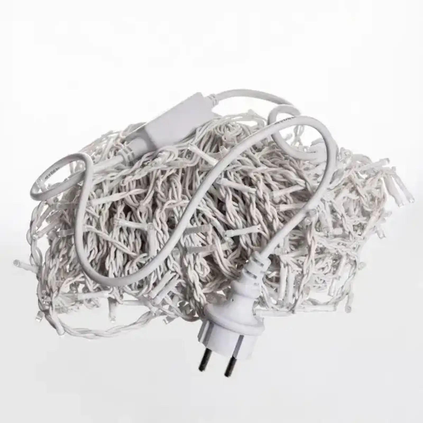 Вулична гірлянда Бахрома 25 м 405 LED гірлянда штора білий провід Синій 25MWBL Garlando UA