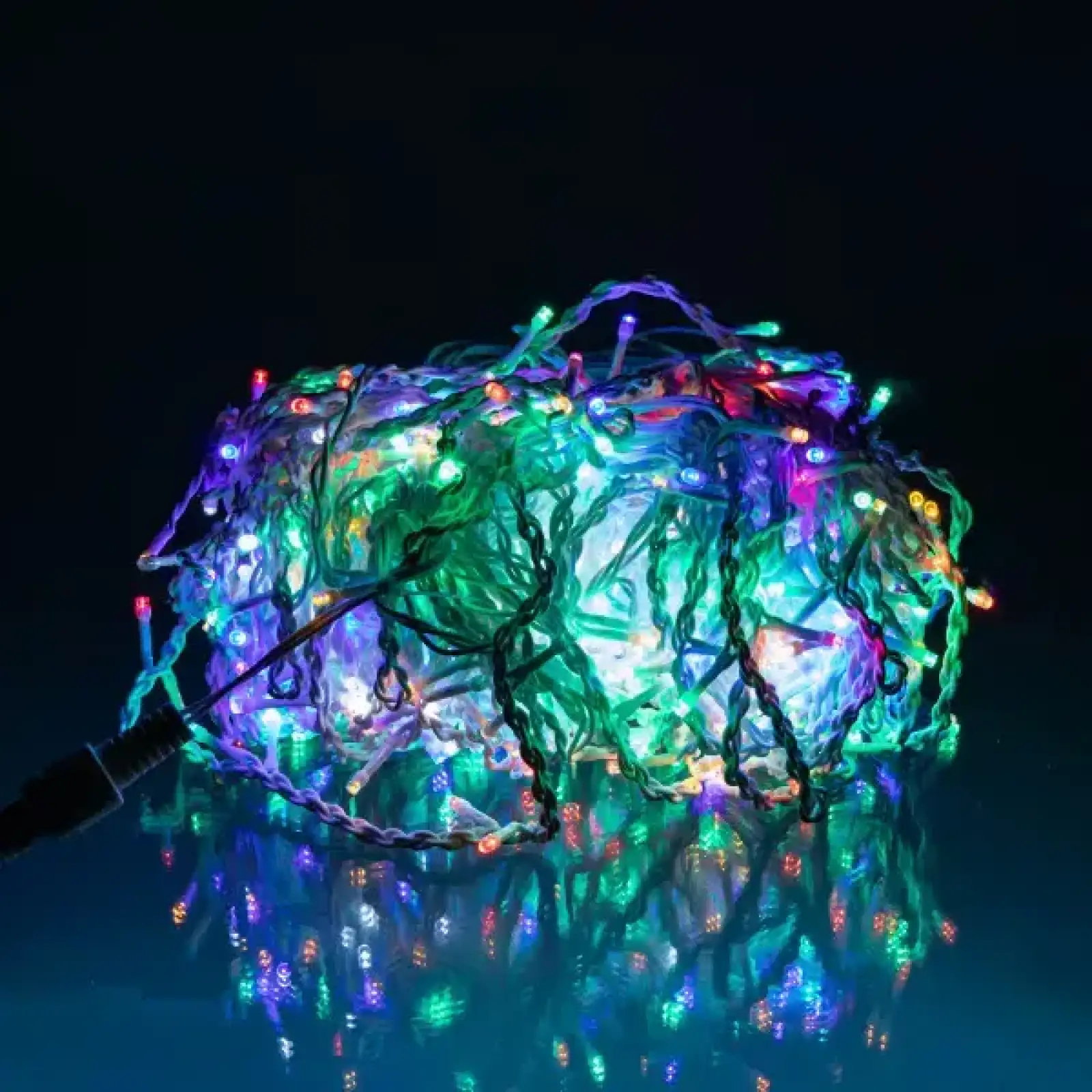 Вулична гірлянда Бахрома 36 м 600 LED білий провід Мультиколір 36MWML Garlando UA