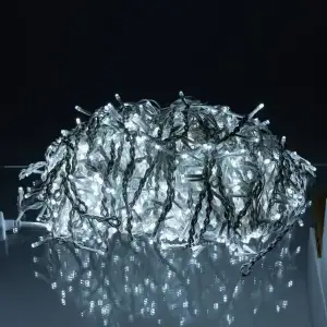 Уличная гирлянда Бахрома 50 м 600 LED белый провод Белый 50MWW Garlando UA