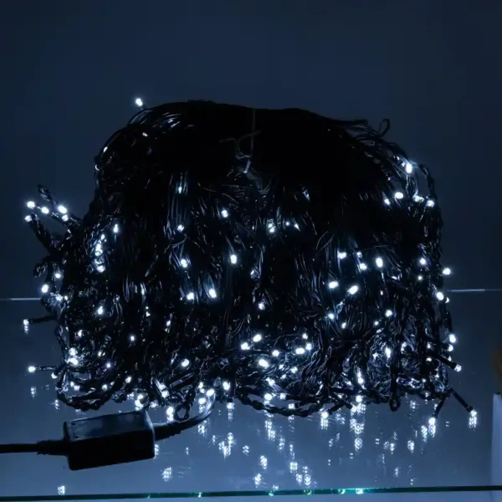 Вулична гірлянда Бахрома 50 м 840 LED чорний провід Білий 50MBW Garlando UA