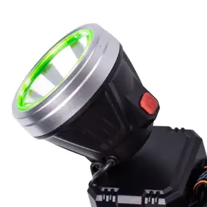 Налобний ліхтар акумуляторний 9х8х7 см 5 В 3 режими роботи LED HP-JG-3 Yiwu