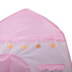 Детская игровая палатка домик для девочек 125×100×120 см палатка домик для детей Розовая HP-S-1NDP UA