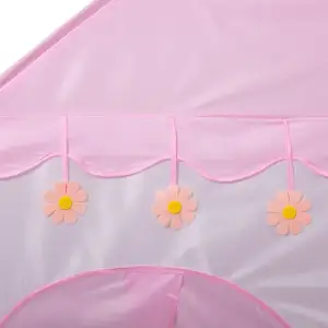 Детская игровая палатка домик для девочек 125×100×120 см палатка домик для детей Розовая HP-S-1NDP UA