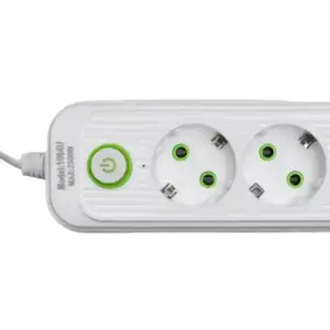 Мережевий фільтр-подовжувач 3 розетки 3xUSBxA 1xUSB-C 3м білий HP-5-33 Yiwu UA