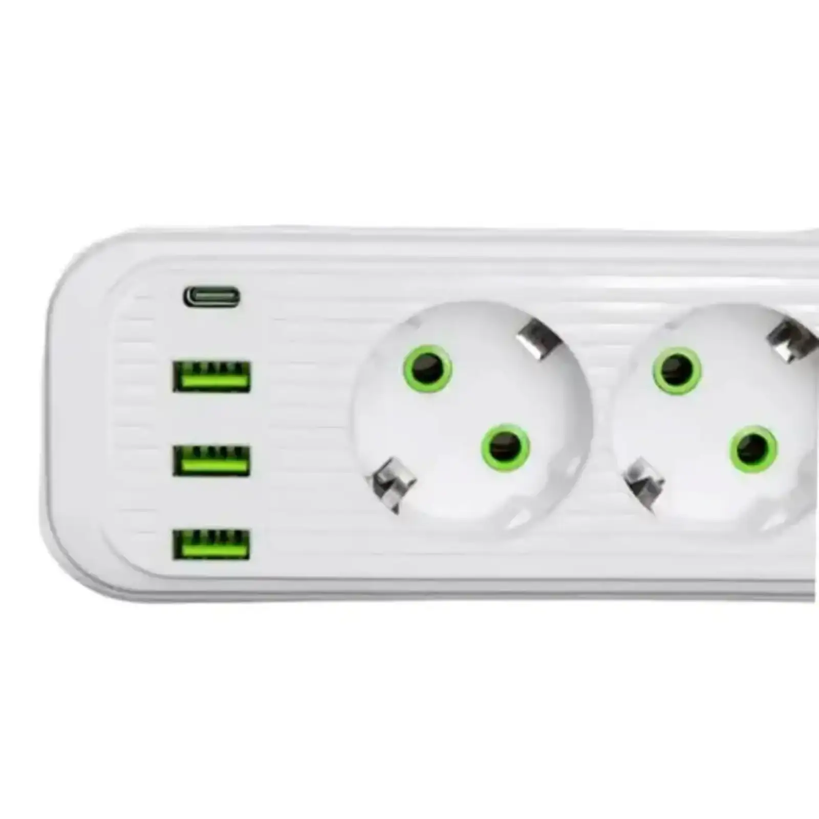 Мережевий фільтр-подовжувач 3 розетки 3xUSBxA 1xUSB-C 3м білий HP-5-33 Yiwu UA