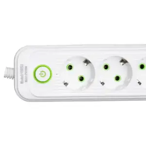 Мережевий фільтр-подовжувач 4 розетки 3xUSB-A 1xUSB-C 3м білий HP-5-37 Yiwu UA