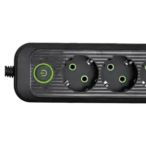 Мережевий фільтр-подовжувач 4 розетки 3xUSB-A 1xUSB-C 3м чорний HP-5-38M Yiwu UA