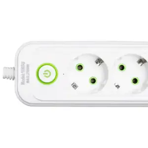 Мережевий фільтр-подовжувач 5 розеток 3xUSB-A 1xUSB-C 5м білий HP-5-39 Yiwu UA