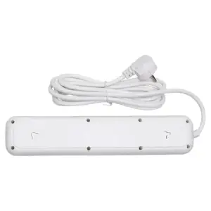 Мережевий фільтр-подовжувач 5 розеток 3xUSB-A 1xUSB-C 3м білий HP-5-41 Yiwu UA