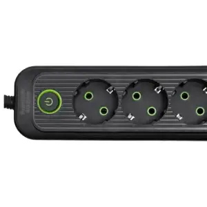 Сетевой фильтр-удлинитель 5 розеток 3xUSB-A 1xUSB-C 3м черный HP-5-42 Yiwu UA