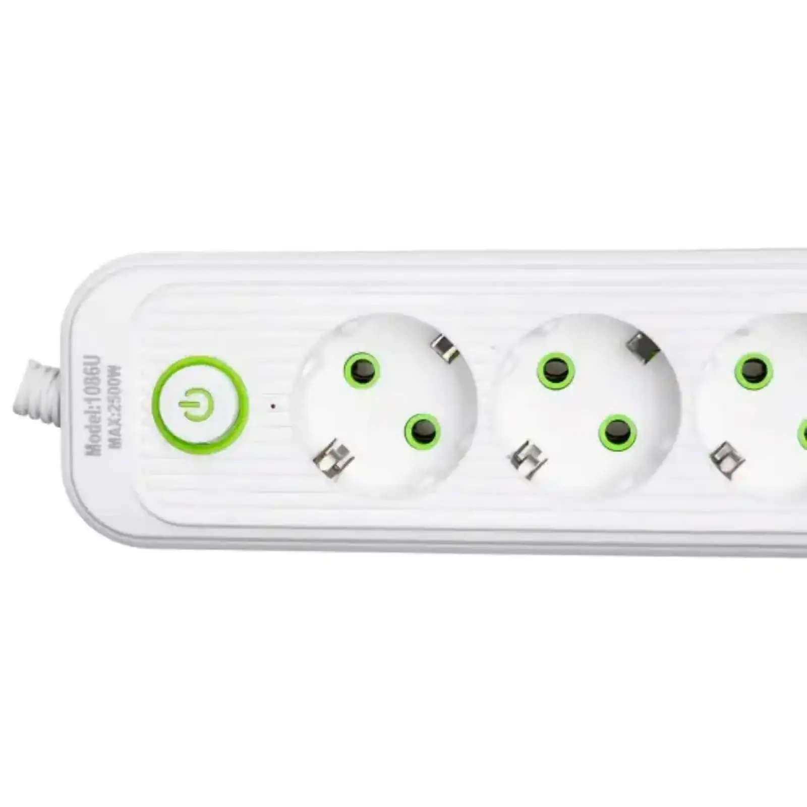 Мережевий фільтр-подовжувач 5 розеток 3xUSB-A 1xUSB-C 5м білий HP-5-43 Yiwu UA