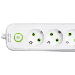 Мережевий фільтр-подовжувач 5 розеток 3xUSB-A 1xUSB-C 5м білий HP-5-43 Yiwu UA