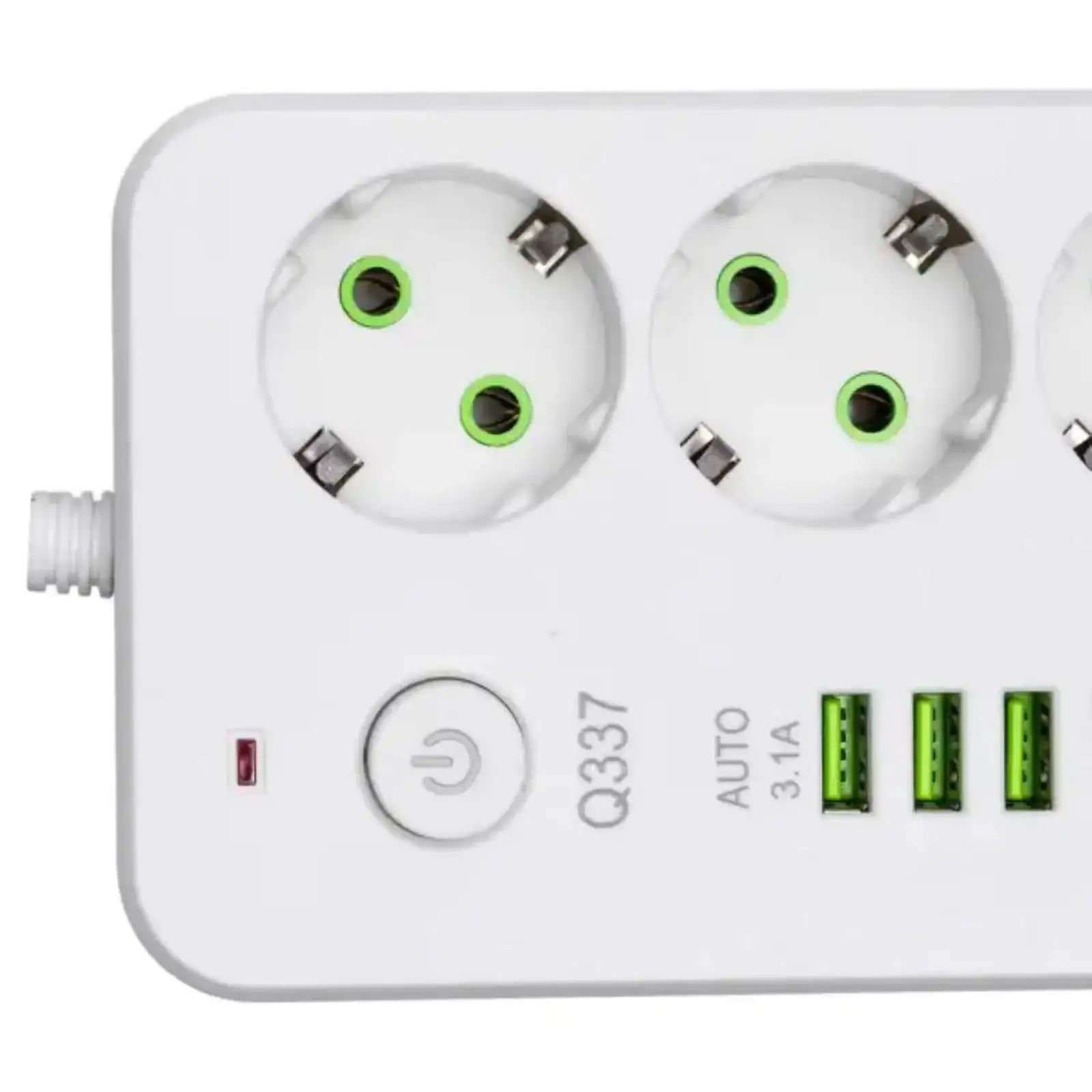 Сетевой фильтр-удлинитель 5 розеток 4xUSB-A 1xUSB-C 3м белая HP-5-49 Yiwu UA