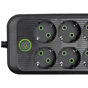 Сетевой фильтр-удлинитель 6 розеток 4 USB-A + 2USB Type-C 5м HP-5-54 Yiwu UA