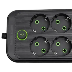 Мережевий фільтр-подовжувач 8 розеток 4xUSB-A 2xUSB-C 5м чорний HP-5-56 Yiwu UA