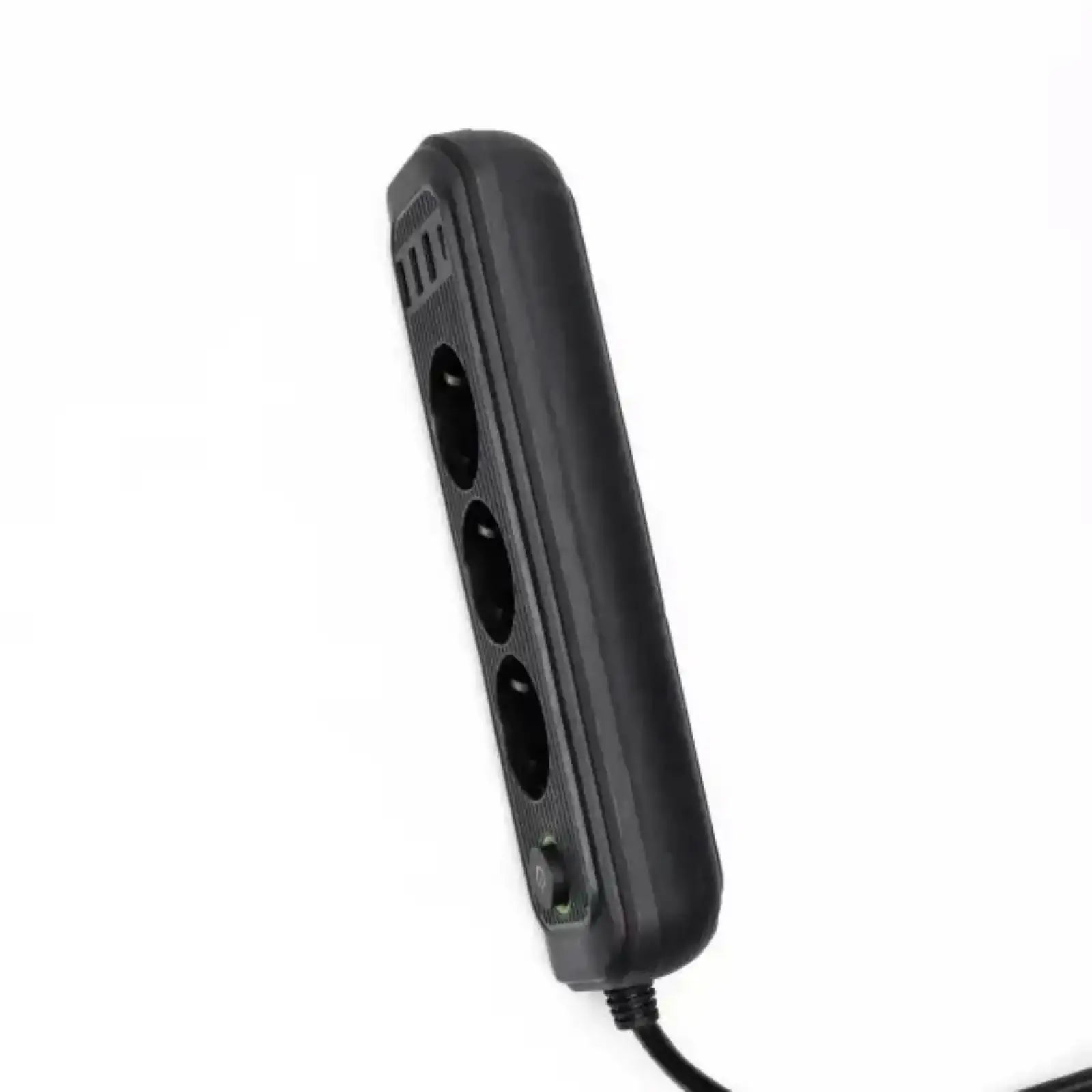 Мережевий фільтр чорний з вимикачем 3 розетки 3хUSB-A 1xUSB-C 3м HP-5-34 Yiwu UA