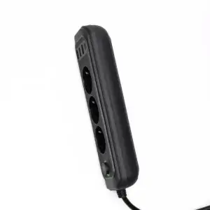 Мережевий фільтр чорний з вимикачем 3 розетки 3хUSB-A 1xUSB-C 3м HP-5-34 Yiwu UA