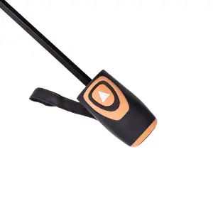 Парасолька напівавтомат з принтом діаметр 97 см Чорна HP-23-2B Yiwu UA