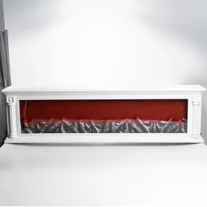 Камин декоративный с LED-подсветкой 101 см, белый Yiwu SP-47W UA