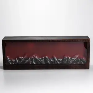Камин декоративный с LED-подсветкой 60*10*20 см, бронзовый Yiwu SP-26BR UA