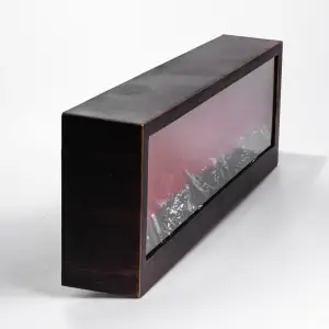 Камин декоративный с LED-подсветкой 60*10*20 см, бронзовый Yiwu SP-26BR UA