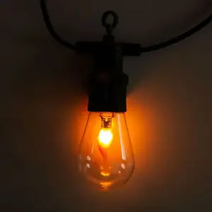 Ретро гірлянда вулична 10 LED лампочок 5 метрів S141 Garlando UA