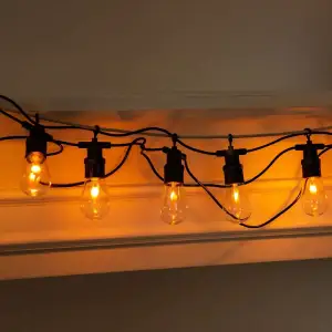 Ретро гірлянда вулична 10 LED лампочок 5 метрів S141 Garlando UA