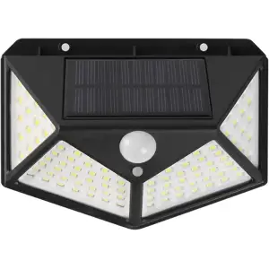 Уличный фонарь настенный 100 LED с датчиком движения и солнечной панелью для фасадов ворот двора HP-L-7 Yiwu UA
