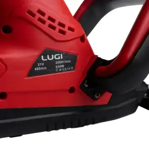 Кусторез электрический аккумуляторный 650 Вт Lugi красный LUGIR UA