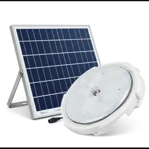 Вуличний LED ліхтар на сонячних батареях 28х24.8х7.3 см прожектор світлодіодний вуличний 150 Вт із сонячною панеллю HP-5-66 Yiwu UA