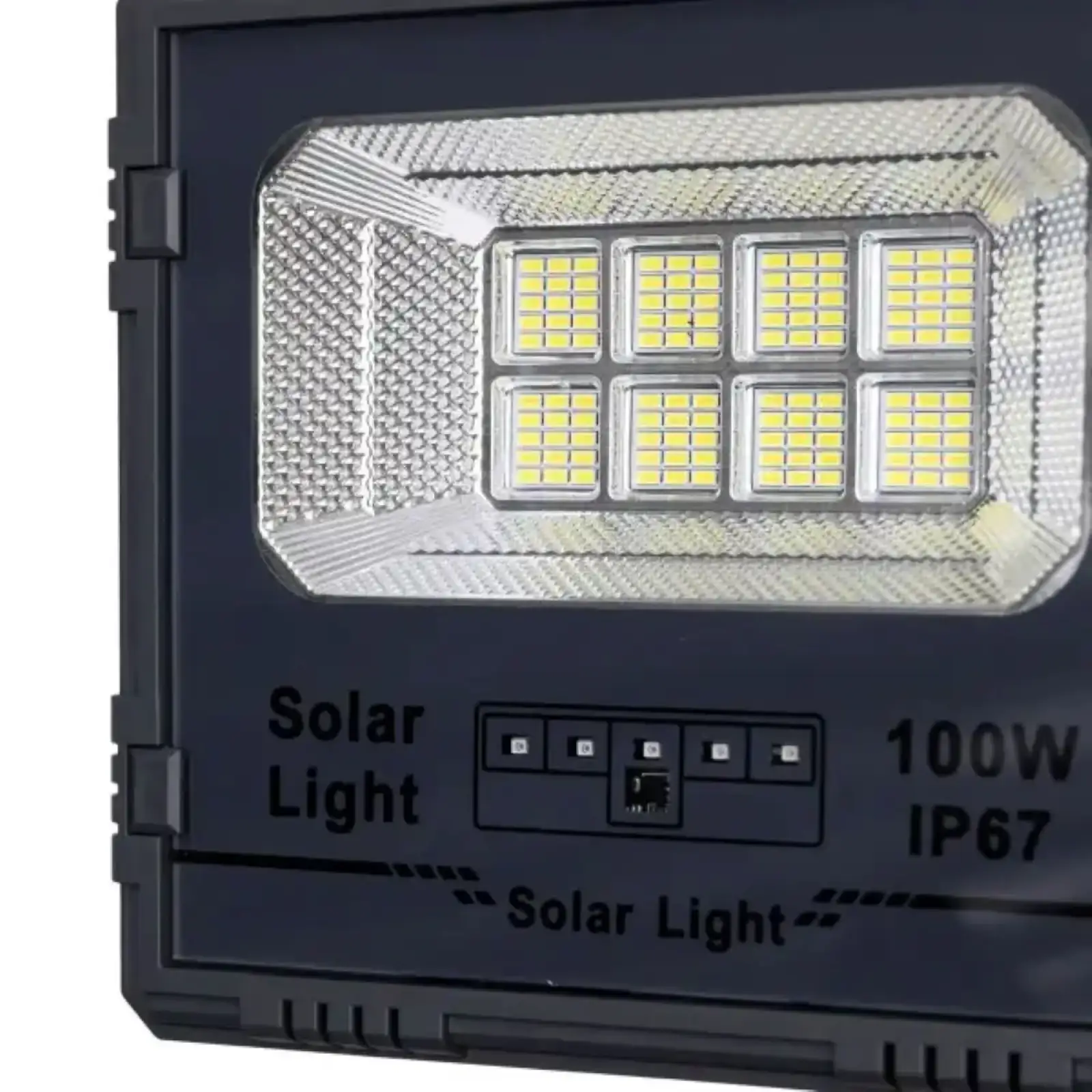 Вуличний LED ліхтар на сонячних батареях прожектор світлодіодний вуличний 120 LED 100 Вт із сонячною панеллю HP-5-60 Yiwu UA