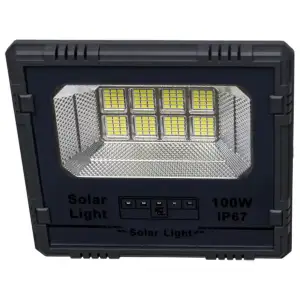 Вуличний LED ліхтар на сонячних батареях прожектор світлодіодний вуличний 120 LED 100 Вт із сонячною панеллю HP-5-60 Yiwu UA