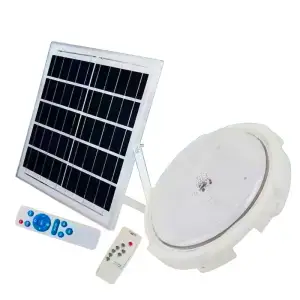 Вуличний LED ліхтар на сонячних батареях 22.1x18.8x5.2 см 60W прожектор світлодіодний вуличний HP-5-64 Yiwu UA