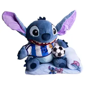 Игрушка-подушка Стич с мячом и пледом 110х140 см коралловый 509-30 ТМ COLORFUL HOME UA