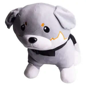 Игрушка-подушка Пес Патрон с пледом 110x140 см серый 509-6G ТМ COLORFUL HOME UA