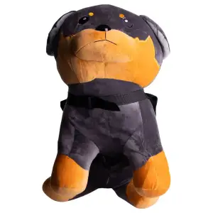 Игрушка-подушка Пес Патрон с пледом 110x140 см серый с коричневым 509-6GB ТМ COLORFUL HOME UA